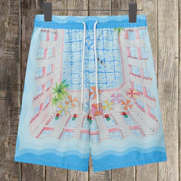 Casablanca Blue Shorts